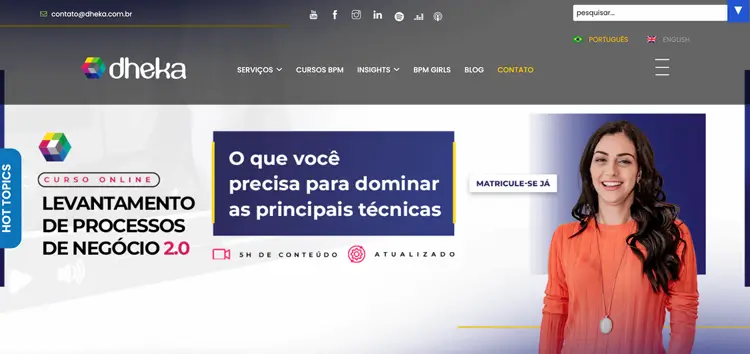 Case da empresa Dheka