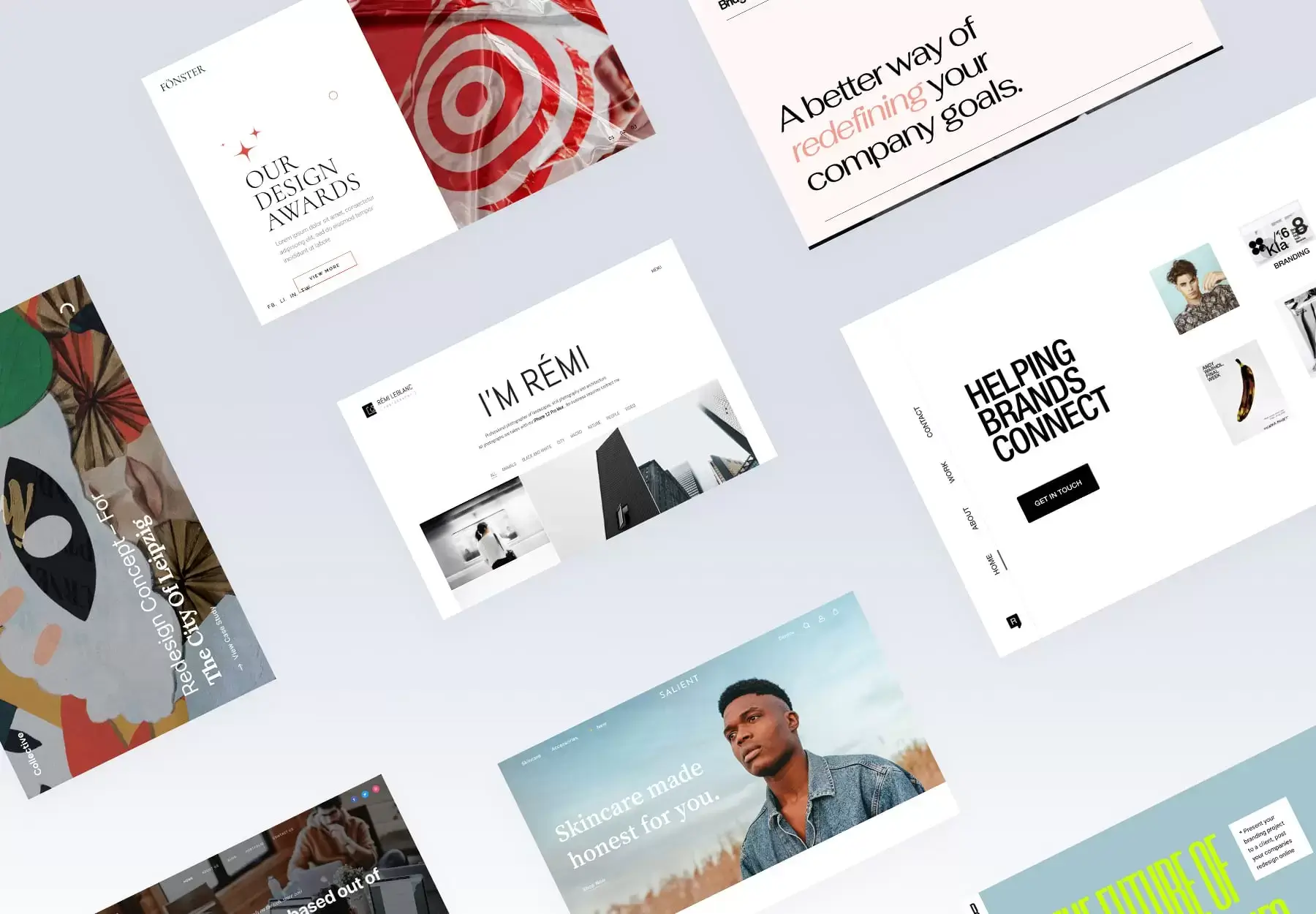 alterações visuais em páginas de sites